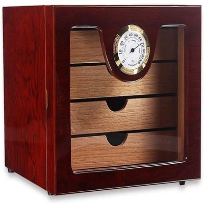 HongLianRiven Cigar Box Humidor Cigar Humidor Gaoduan Cedar Cigars Humidor Box Cube Layer Inderpendent Partition