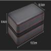 HongLianRiven Cigar Box Humidor Portable Cigar Travel Leather Humidor Cigar Desktop Moisturizer with Tray Cigar Box view 2