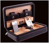 HongLianRiven Cigar Box Humidor Cigar Cutter Cigar Humidor, Leather Cigar Box Portable Travel Cigar Humidor Cigar Ashtrays view 3