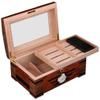HongLianRiven Cigar Box Humidor Cigar Box, West Wooden Cigar Box Suitable for Smokers' Cigar and Cigar Accessories view 4