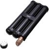 HongLianRiven Cigar Box Humidor Single Cigar Humidor Portable Cigar Moisturizing Tube Travel Cigar Set Carbon Fiber Material Cigar Box view 1