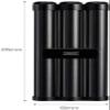 HongLianRiven Cigar Box Humidor Single Cigar Humidor Portable Cigar Moisturizing Tube Travel Cigar Set Carbon Fiber Material Cigar Box view 2