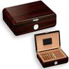 HongLianRiven Cigar Box Humidor Cedar Wood Cigar Humidor Box Home Large Capacity Cigar Case Storage Cigar Box view 4