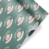 Cute Take Care of Your Mental Health Wrapping Paper Therapist Gift Wrap (12 foot x 30 inch roll) view 1