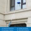 20 Feet High Reach Duster Kit with 5-12 Ft Extension Pole, Cobweb Duster with Telescoping Pole, Window Squeegee with Scrubber, Spider Web Brush, High Ceiling Fan Duster for High Window, Interior Roof view 3