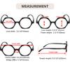 Eyekepper Small Hexagon Glasses for Women Reading - Mini Octagon Reading Eyeglasses Odd Readers Men - Tortoise 2.00 view 3