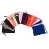 100pcs Velveteen Sack Velvet Cloth Drawstring Bags Jewelry Bags Pouches Small Candy Gift Bags for Christmas Party Wedding Event Supplies Favors Bags Mixed Colors (2.7"x 3.5"/ 7x9cm, Mixed) view 2