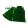 100pcs Velveteen Sack Velvet Cloth Drawstring Bags Jewelry Bags Pouches Small Candy Gift Bags for Christmas Party Wedding Event Supplies Favors Bags Mixed Colors (3.5"x4.6"/ 9x12cm, Dark green) view 1