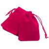 100pcs Velveteen Sack Velvet Cloth Drawstring Bags Jewelry Bags Pouches Small Candy Gift Bags for Christmas Party Wedding Event Supplies Favors Bags Mixed Colors (2.7"x 3.5"/ 7x9cm, Rose) view 1
