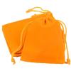 100pcs Velveteen Sack Velvet Cloth Drawstring Bags Jewelry Bags Pouches Small Candy Gift Bags for Christmas Party Wedding Event Supplies Favors Bags Mixed Colors (2.7"x 3.5"/ 7x9cm, Orange) view 1