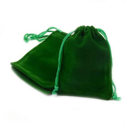 100pcs Velveteen Sack Velvet Cloth Drawstring Bags Jewelry Bags Pouches Small Candy Gift Bags for Christmas Party Wedding Event Supplies Favors Bags Mixed Colors (2.7"x 3.5"/ 7x9cm, Dark green)