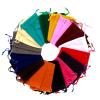 100pcs Velveteen Sack Velvet Cloth Drawstring Bags Jewelry Bags Pouches Small Candy Gift Bags for Christmas Party Wedding Event Supplies Favors Bags Mixed Colors (3.5"x4.6"/ 9x12cm, Mixed) view 2