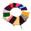 100pcs Velveteen Sack Velvet Cloth Drawstring Bags Jewelry Bags Pouches Small Candy Gift Bags for Christmas Party Wedding Event Supplies Favors Bags Mixed Colors (2.7"x 3.5"/ 7x9cm, White) view 3