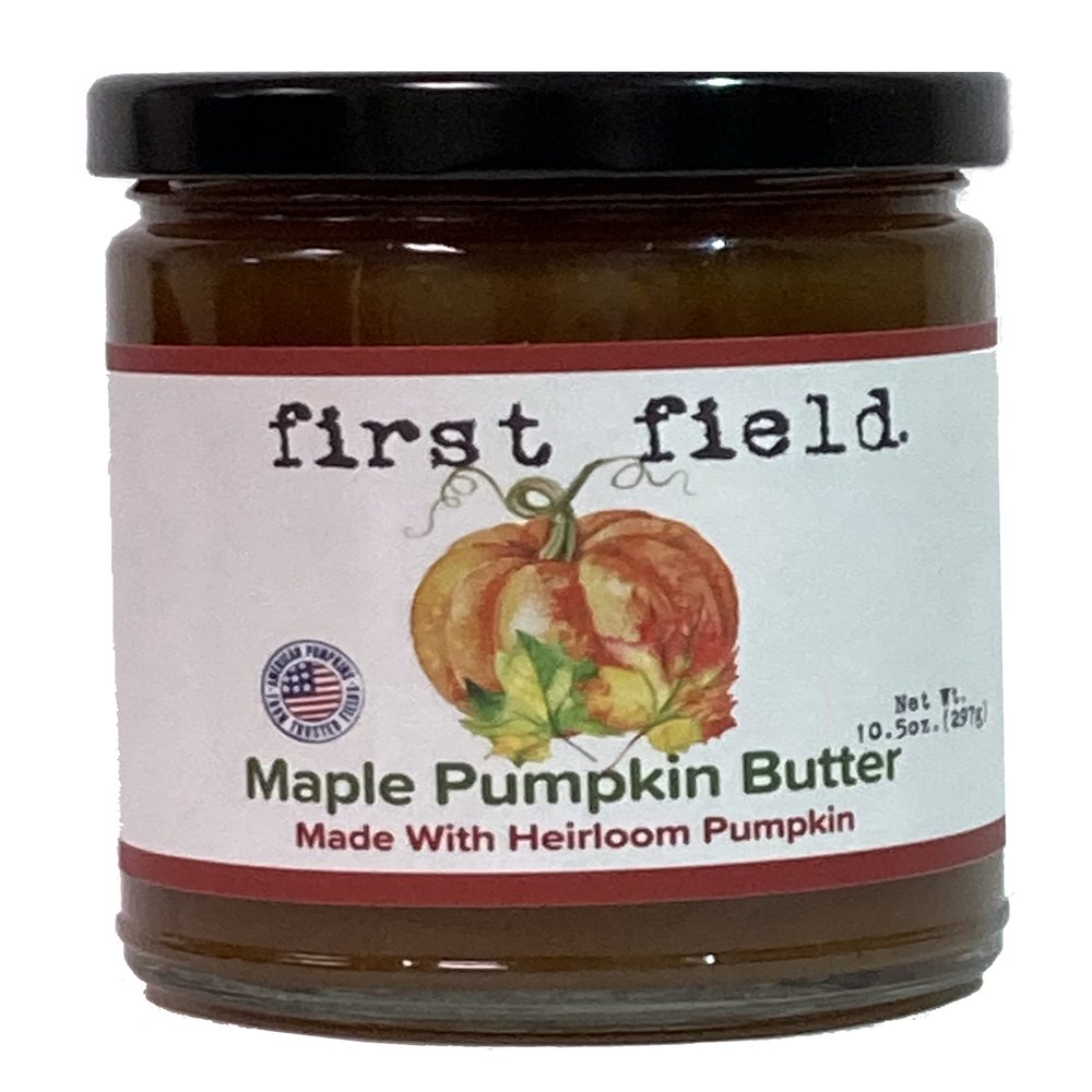 First Field Maple Pumpkin Butter 10.5 oz 100% New Jersey Heirloom Pumpkins Pack of 2