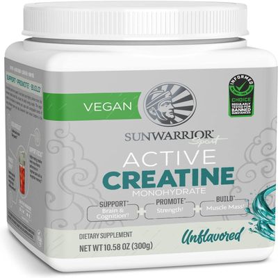 Creatine Monohydrate Powder Micronized PreWorkout Recovery Supplement | Support Muscle Building Strength Training Cognition | Vegan & Keto Friendly Easily Mixes (60 Serving) Unflavored Active Creatine
