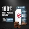 Dymatize ISO100 Whey Protein Powder Isolate, Fudge Brownie, 25g of Protein, 5.5g BCAAs, Less Than 120 Cal., Gluten Free, 1g Fat, 1g Sugar, 2g Carb (20 Servings) view 2