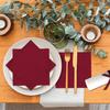 Maroon Cocktail Napkins 3-ply 80PCS Burgundy Red Beverage Napkin Disposable Paper Cocktail Napkins Dinner Napkins for Birthday Graduation Party Restaurant Bar Picnic view 4