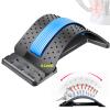 Back Stretcher for Lower & Upper Back Pain Relief - 4-Level Lumbar Support Massager, Spine Decompression for Scoliosis & Sciatica view 1