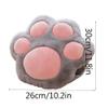 Hot Water Bag Hot Water Bottle Rechargeable Portable Imitation Rabbit Velvet Cover Removable and Washable Cute Cat's Claw Hot Water Bag Best Gift view 2