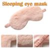 AKOAK 1 Pack Plush Sleep Eye Mask, Soft and Comfortable, Breathable Light Blocking Sleep Protector, Suitable for Adults, Children, Birthday Party Gifts (Pale Pinkish Grey) view 4