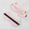 AKOAK 1 Pack Sleeping Eye Mask Cute Cat Silk Sleeping Eye Mask Breathable Comfortable Light Proof Sleep Protective Eye Mask with Adjustable Lacing for Girls, Kids, Women Traveling for Naps (Pink) view 4