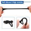 topstart Glass Ear Grips, 6 Pairs Glasses Ear Cushion with hook Anti Slip Silicone Temple Tips Sleeves for Eyeglasses Ear Hooks Eyewear Retainers view 3