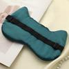 AKOAK 1 Pack Sleeping Eye Mask Cute Cat Silk Sleeping Eye Mask Breathable Comfortable Light Proof Sleep Protective Eye Mask with Adjustable Lacing for Girls,Women Traveling for Naps (Deep Green) view 3