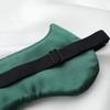 AKOAK 1 Pack Sleeping Eye Mask Cute Cat Silk Sleeping Eye Mask Breathable Comfortable Light Proof Sleep Protective Eye Mask with Adjustable Lacing for Girls,Women Traveling for Naps (Deep Green) view 4