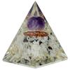 MODERN INDIAN ART Moonstone Sphere & Amethyst Pyramid Meditation Crystal Healing and Meditation Protection Energy and Abundance view 2