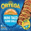 Ortega Mini Taco Slider Shells, Yellow Corn, 4.4 Ounce, 18 Shells view 3