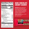 KIND THINS Dark Chocolate Cherry Cashew, 0.74 Ounce, 10 Count, Gluten Free Bars, 5g Sugar (60 Bars) view 2