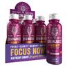 BrainJuice Brain and Immune Support Shot, Gluten Free Supplement Shots for Energy, Focus, Immunity with Vitamin D, C B, Alpha GPC & Organic Ginger Root, Huckleberry Hibiscus, 2.5 fl oz, 12 Pack view 1
