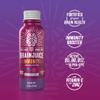 BrainJuice Brain and Immune Support Shot, Gluten Free Supplement Shots for Energy, Focus, Immunity with Vitamin D, C B, Alpha GPC & Organic Ginger Root, Huckleberry Hibiscus, 2.5 fl oz, 12 Pack view 3