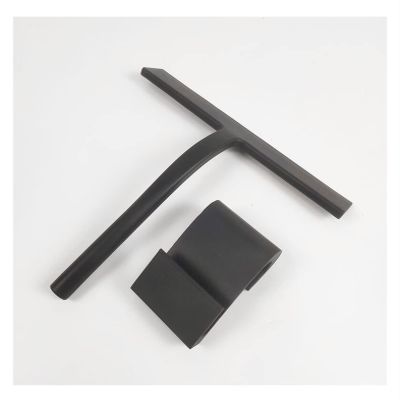 FHYTGBS Glass Wiper Scraper Cleaner-Shower Window Scraper with Silicone Blade Holder Hook for Bathroom Kitchen Car Glass Cleaning Accessories