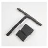 FHYTGBS Glass Wiper Scraper Cleaner-Shower Window Scraper with Silicone Blade Holder Hook for Bathroom Kitchen Car Glass Cleaning Accessories view 1