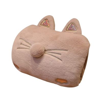 Hot Water Bag Cute Hot Water Bottle Safety Explosion-Proof Rechargeable Hot Water Bag Detachable Plush Cover for Winter Happy Gift Best Gift