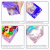 100 Pcs Holographic Mylar Bags,3.0x4.7 Inch Iridescent Smell Proof Bags Mini Ziplock Pouch Baggies for Small Business Lip Gloss Eyelash Jewelry Packaging view 4