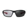 willochra Fashion Transition Photochromic Bifocal Reading Glasses for Mens and Womens, Square Sports Sunglasses Readers 0~+400 (black red, 150 magnification) view 3