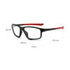Transition Photochromic Bifocal Reading Glasses Men Safety Sports Sunglasses Readers Fashion Anti UV Ray Eyestrain (black red, 100 magnification) view 3