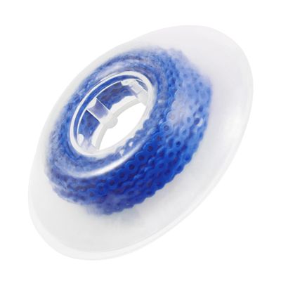 Annhua Dental Orthodontic Elastic Chain, Dental Spool Elastic Rubber Band Power Chains for Braces - Long, Blue - 1# - 15ft/Roll, Used for Orthodontic Braces