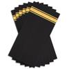 Fanxyware Shiny Gold on Black Disposable Dinner Napkins, Linen-like Feel, Soft Fluff Pulp Paper - 50 Pack, 8.5" x 4" - Style Name: Bold Bliss view 1
