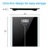 400lb/180kg Smart Body Weight Scale with Fat Digital Accurate Bathroom Fitness Backlit LCD Display, Black view 2