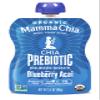 Mamma Chia Organic Prebiotic Squeeze Snack, Blueberry Acai, 16- 3.5 Ounce, Fiber-Rich Prebiotic Gut Support, USDA Organic, Non-GMO, Vegan, Gluten Free view 3