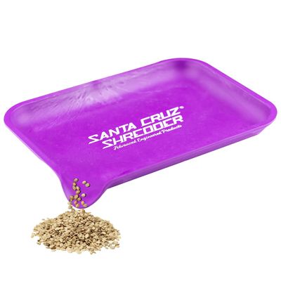 Santa Cruz Shredder Tray - Smooth Rounded Edges, Spout for Easy Filling - Durable Design for Effortless Experience Large