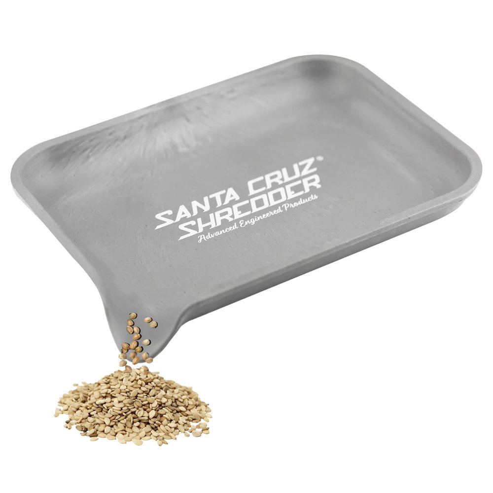 Santa Cruz Shredder Tray - Smooth Rounded Edges, Spout for Easy Filling - Durable Design for Effortless Experience Large