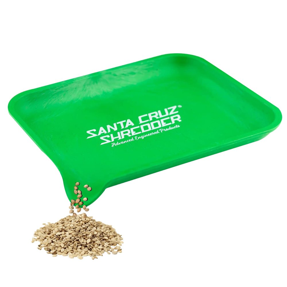 Santa Cruz Shredder Tray - Smooth Rounded Edges, Spout for Easy Filling - Durable Design for Effortless Experience Large