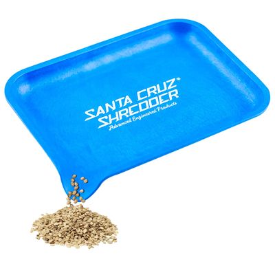 Santa Cruz Shredder Tray - Smooth Rounded Edges, Spout for Easy Filling - Durable Design for Effortless Experience Large