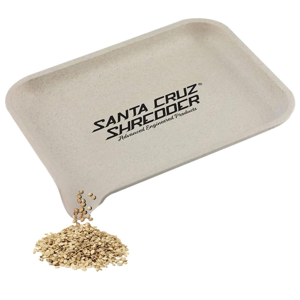 Santa Cruz Shredder Tray - Smooth Rounded Edges, Spout for Easy Filling - Durable Design for Effortless Experience Large
