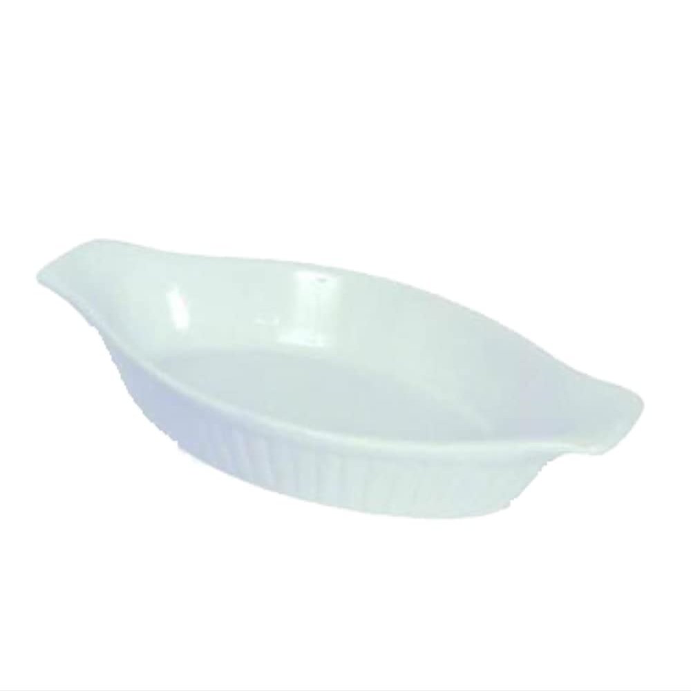 Browne Foodservice Lasagna Baker 8oz, White, Pack of 6