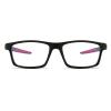 Bifocal Photochromic Reading Glasses Transition Rectangular For Men Women sports Sunglasses Readers Anti-UV anti-glare (black red, 250 magnification) view 3